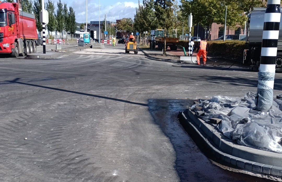 GWW-project met maatvoering en GPS-metingen