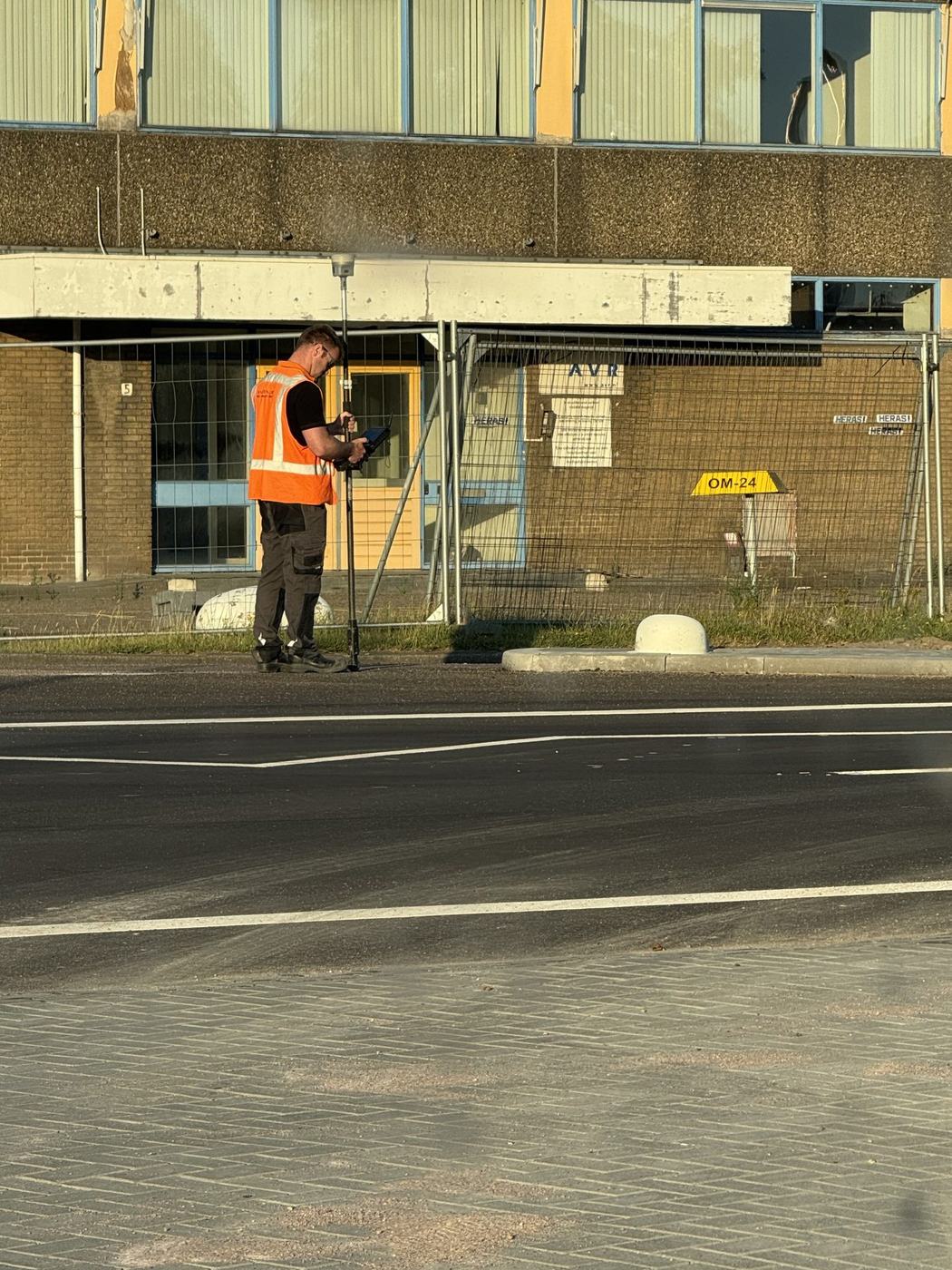 Topografische inmeting bedrijventerrein