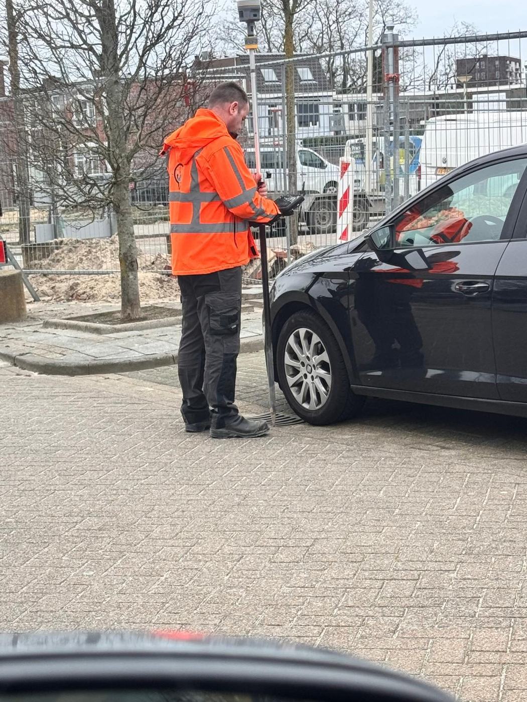 Topografische inmeting terreinafzetting