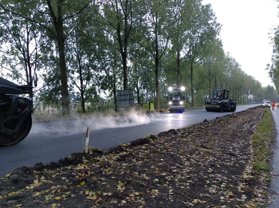 Meting — Wegverharding — asfaltering en profielcontrole